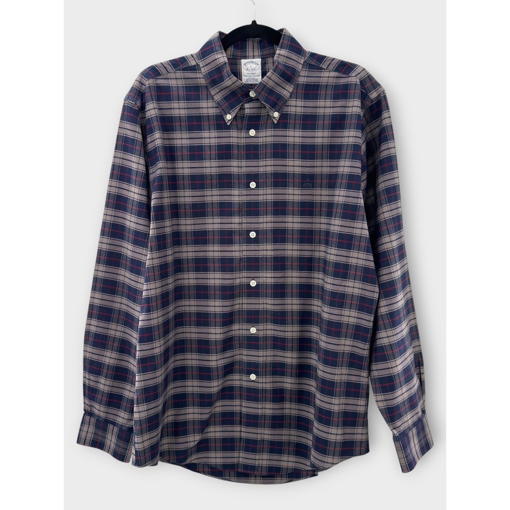 Brooks‎ Brothers Button Down Shirt Mens Regent Supima Non-Iron Ivy League Trad
